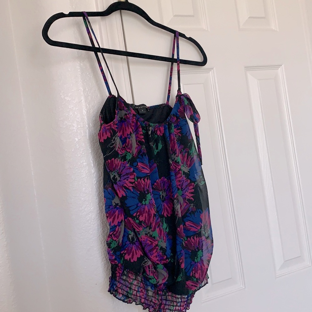 Floral Slinky Tank Forever21